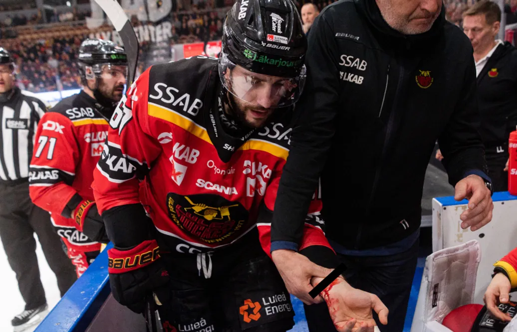 Konstantin Komarek efter skräckskadan: “Klart man får panik”