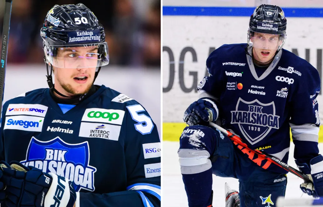 Karlskoga räknar inte med återkomst för Viktor Lang och Gustaf Thorell