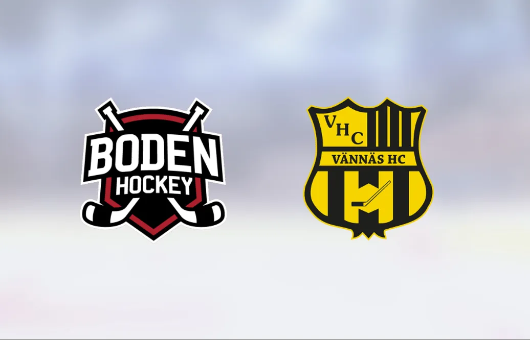 Bodens HF ny serieledare efter seger mot Vännäs