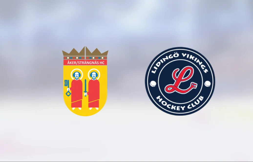 Målfest när Lidingö krossade Åker/Strängnäs i Strängnäs Ishall