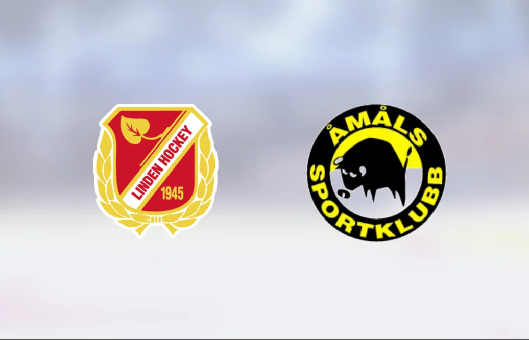 Eskilstuna Linden vinnare mot Åmåls SK i HockeyEttan Kvalserie västra