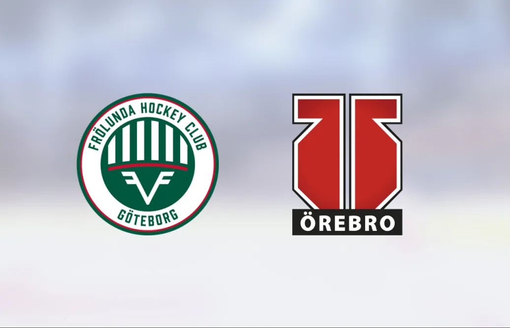 Tuff match slutade med seger för Frölunda mot Örebro Hockey