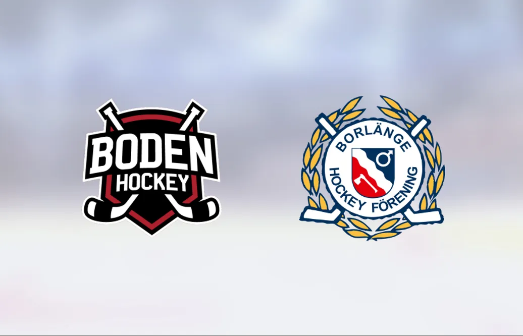 Straffseger för Borlänge borta mot Bodens HF