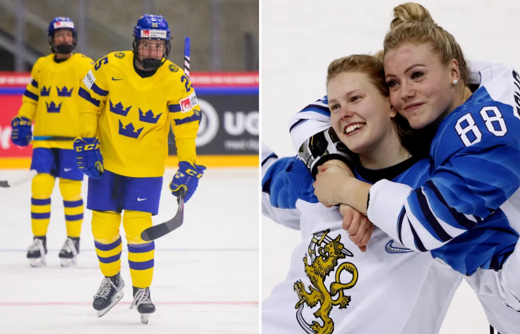 Juniorkronorna överkörda av Finland
