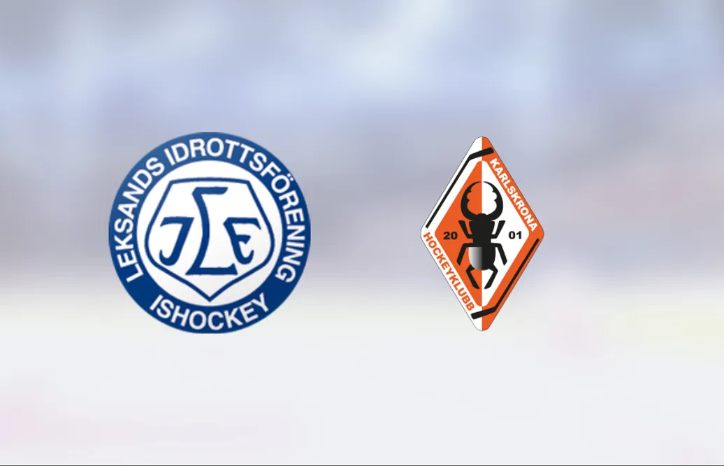 Leksand har fyra raka segrar – vann mot Karlskrona med 10-4
