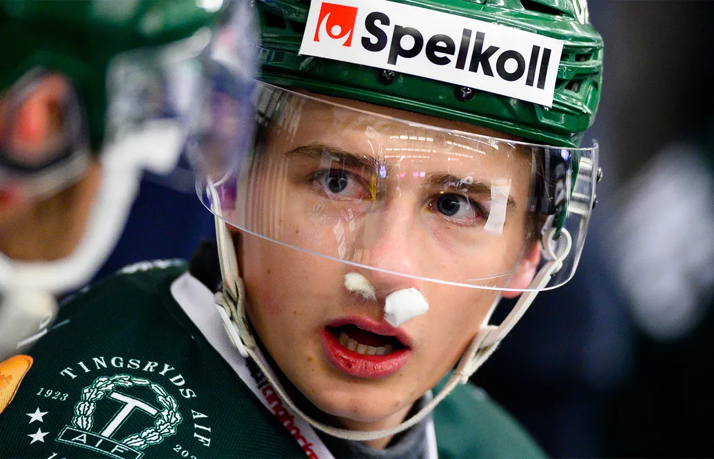 HOCKEYALLSVENSKAN: Isak Hellerstedt skriver på seniorkontrakt