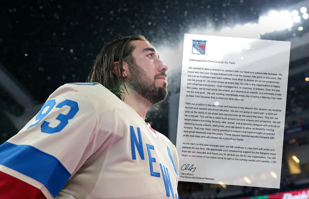 Zibanejad svarar - efter brevet från Rangers-bossen