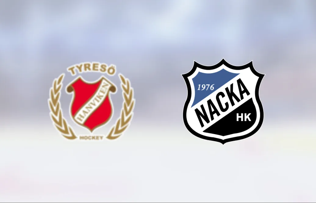 Tre poäng till Nacka efter snabba mål mot Tyresö Hanviken Hockey