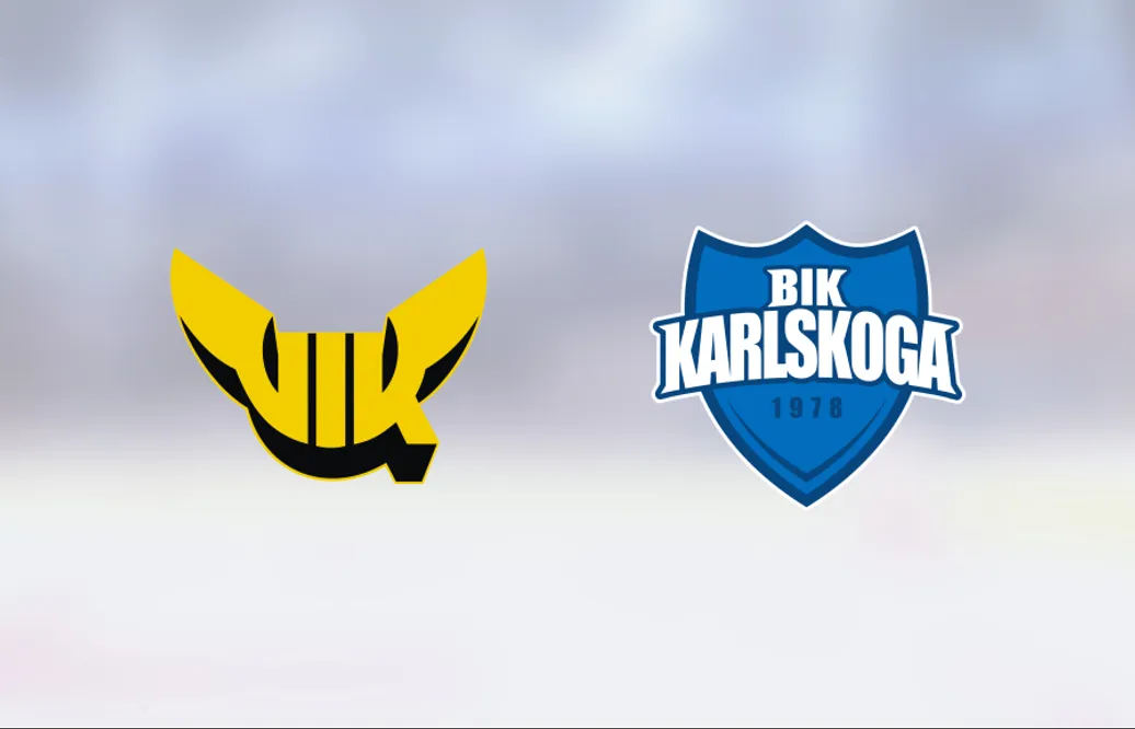 Segersviten sprack för VIK Hockey mot BIK Karlskoga