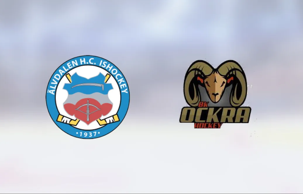 Älvdalen vann med 7-6 hemma mot Ockra