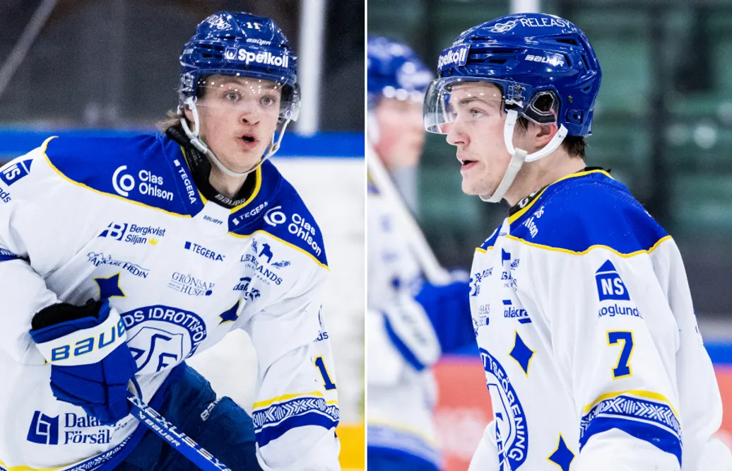 Lucas Lagerberg och Hannes Hellberg skriver kontrakt med Leksand