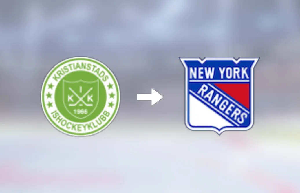 Målvakten Olof Lindbom är nu klar för spel i New York Rangers