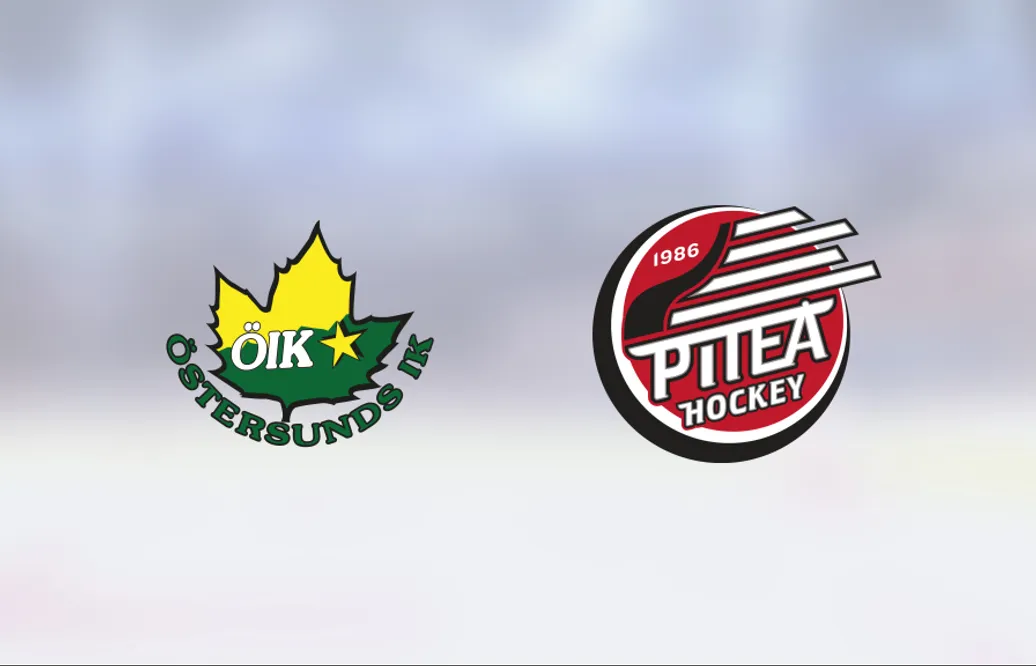 Piteå Hockey slog Östersunds IK på bortaplan