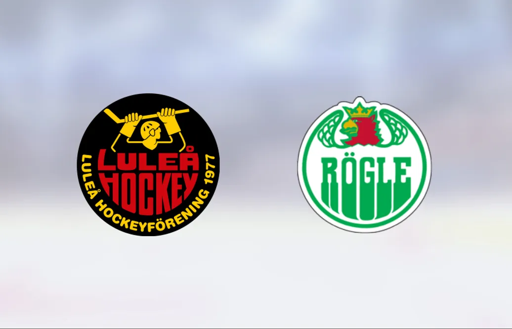 Jätteskräll när Rögle besegrade Luleå