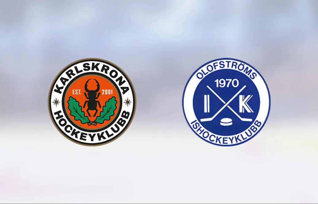 Karlskrona vände i tredje – och vann mot Olofström