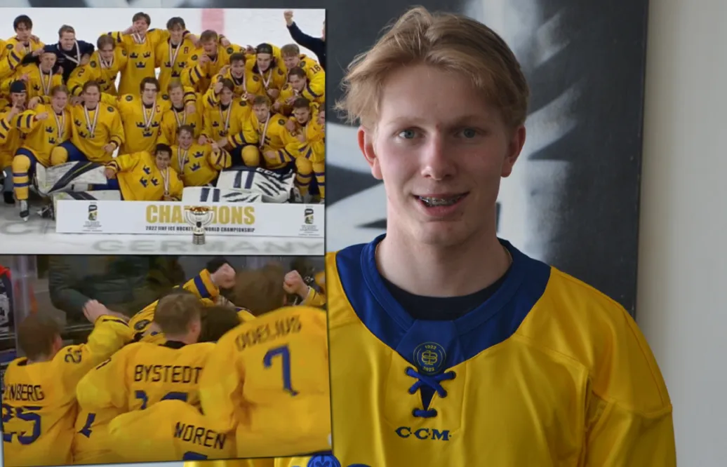 Otto Stenberg om VM-guldet med Småkronorna: ”Svårt att beskriva”
