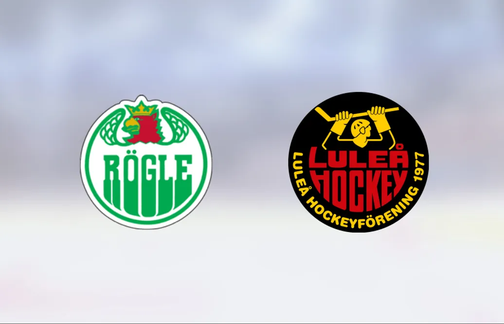 Luleå slog Rögle i måljämn match i Catena Arena