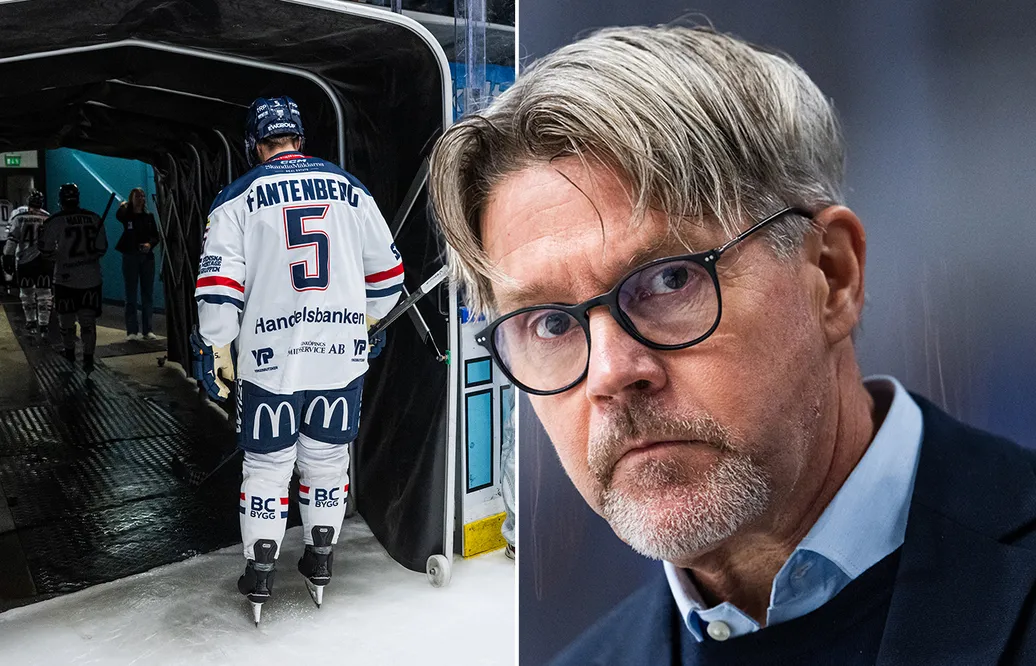 Oscar Fantenberg stannade på fyra minuters istid mot DIF.