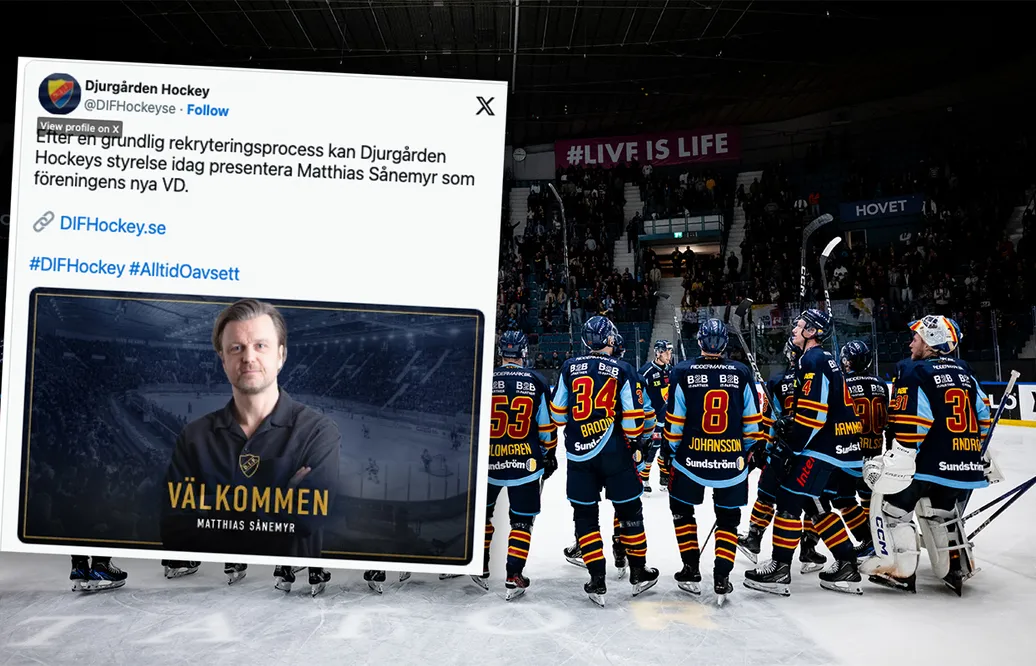 Matthias Sånemyr blir ny VD för Djurgården