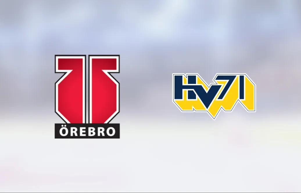 Örebro Hockey vann med 3-2 hemma mot HV 71