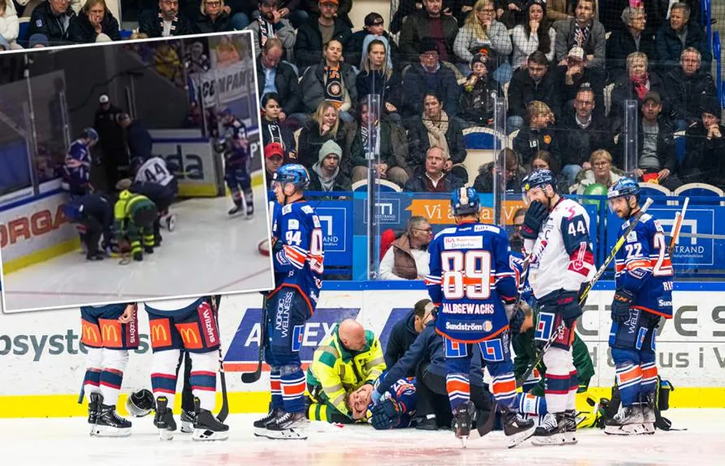 Växjös smäll – Joel Kellman utburen på bår