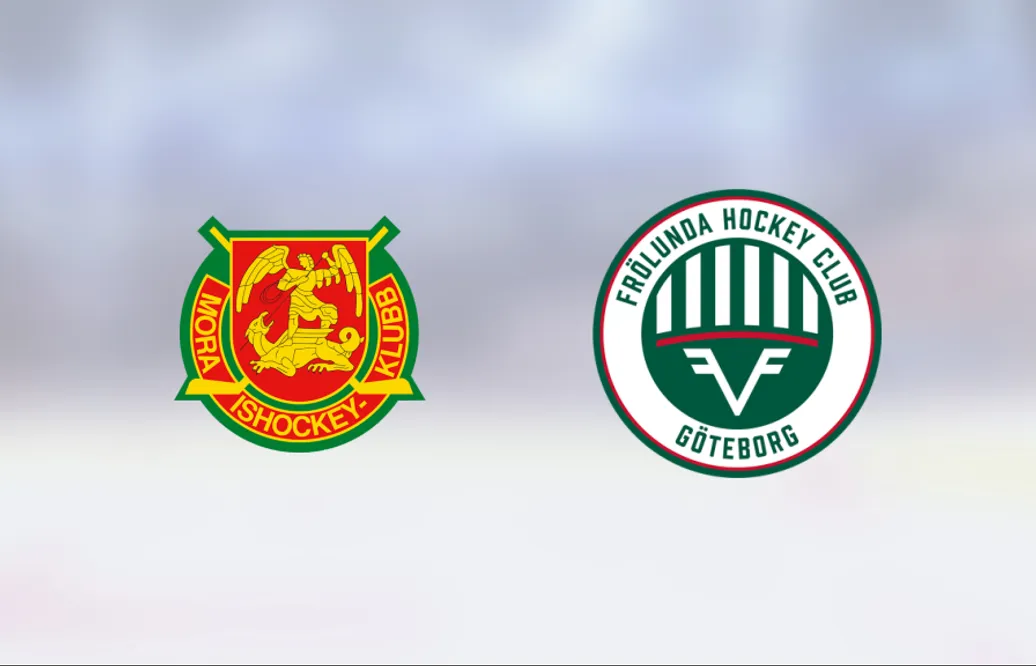 Mora avgjorde tät match mot Frölunda i tredje perioden