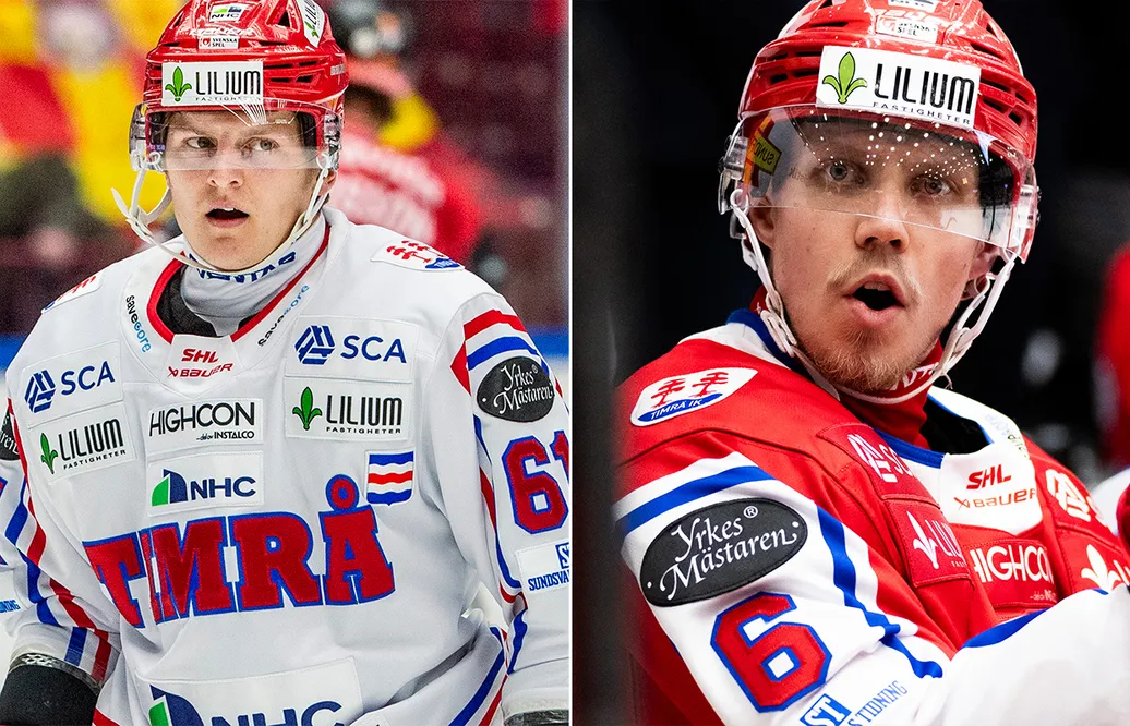 KLART: Axel Rindell och Joonas Lyytinen lämnar Timrå