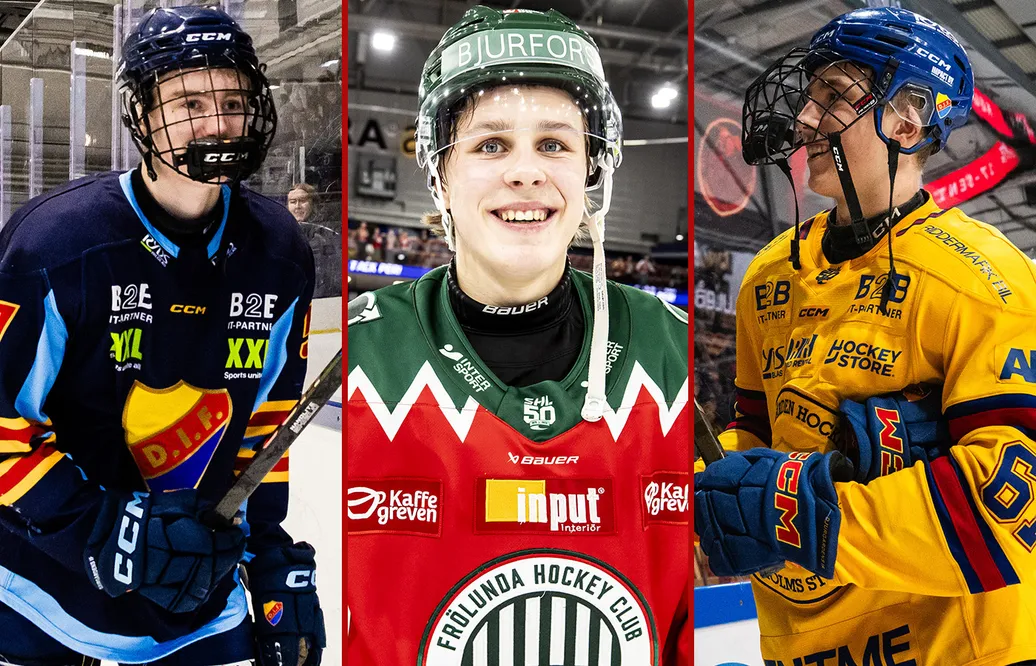 Sex svenskar rankas i första rundan inför NHL-draften 2026