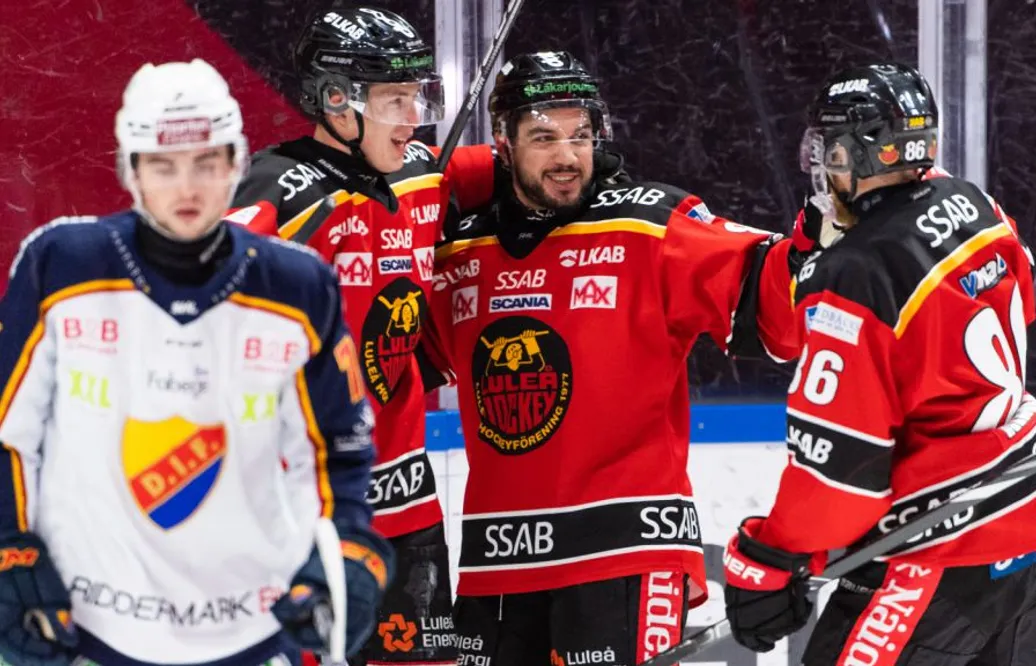 Luleå vann med 3–2 hemma mot Djurgården