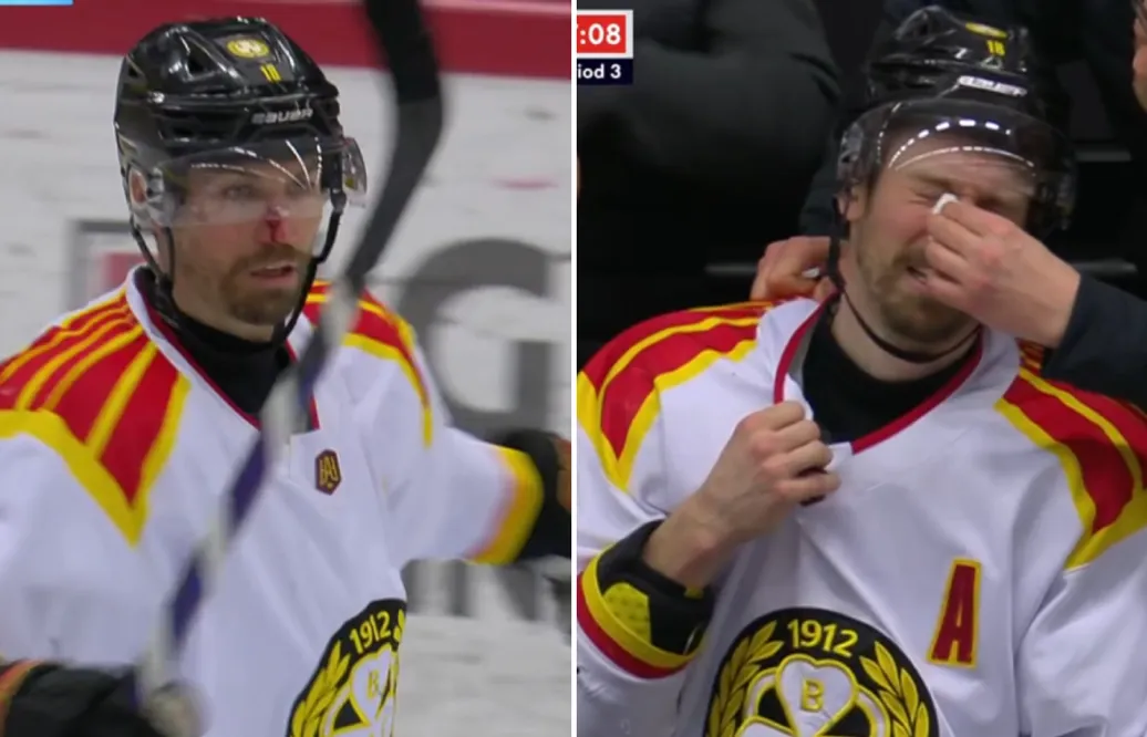 Anton Rödin fick skridsko i ansiktet – sedan sköt han Brynäs mot semifinal