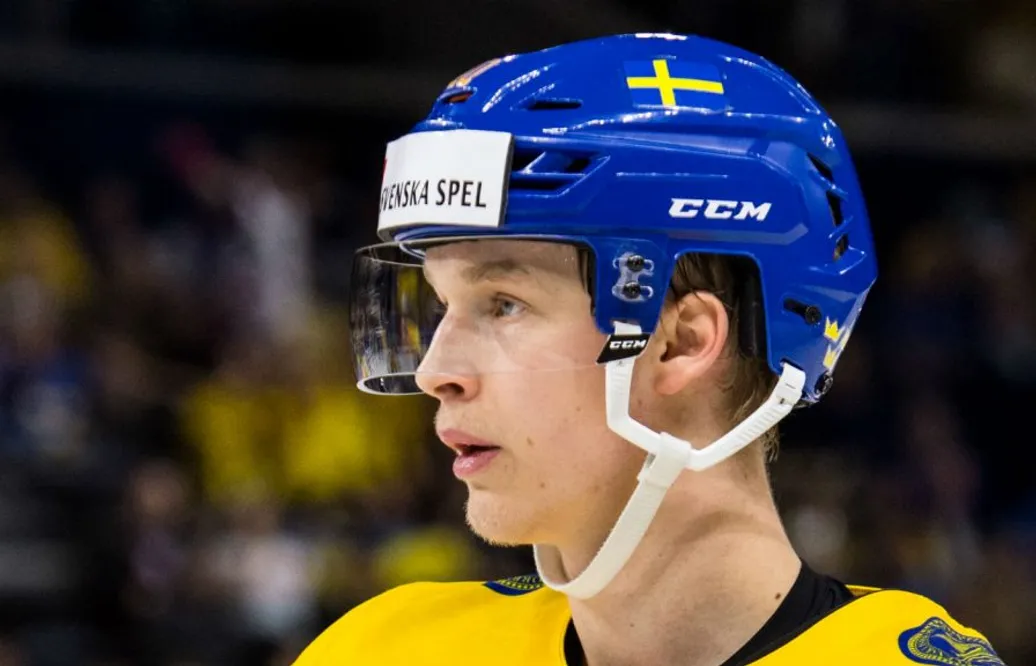 Efter succésäsongen – nu hyllas Elias Pettersson på hemorten