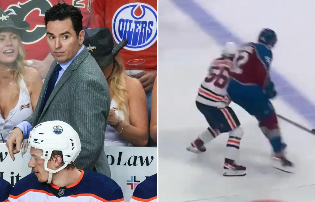 Jay Woodcroft om Gabriel Landeskogs tackling: ”Tar i huvudet”