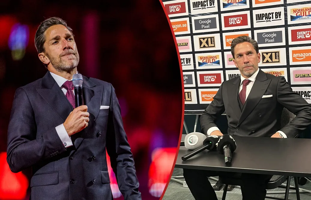 Joel Lundqvist rördes till tårar under hyllningsceremonin.