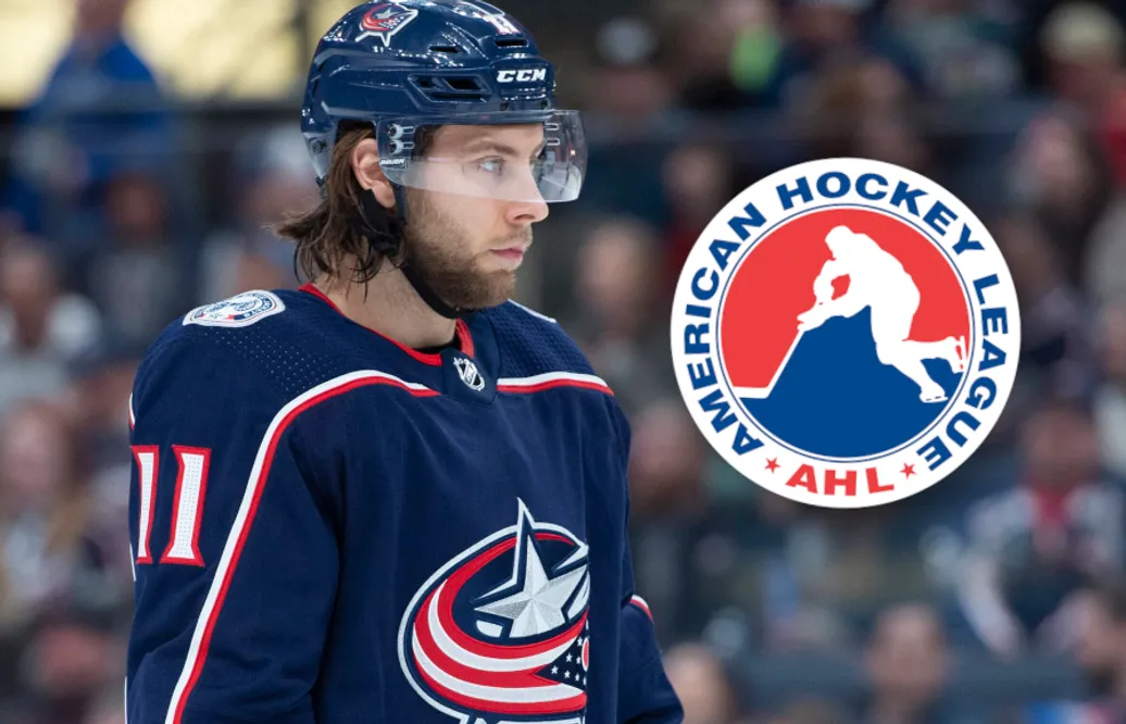 Kevin Stenlund nedskickad till AHL av Columbus