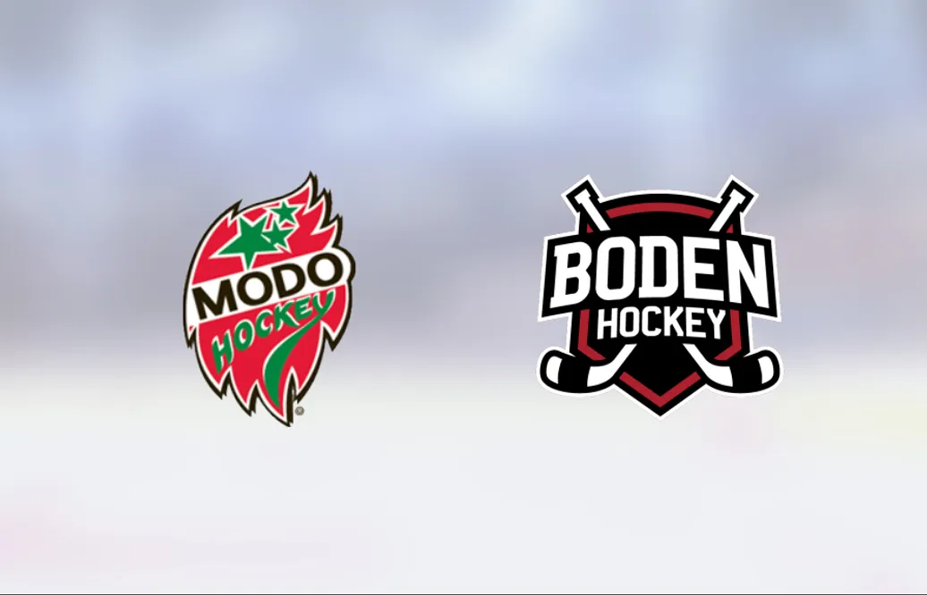 Modo Hockey J18 slog Boden på hemmaplan