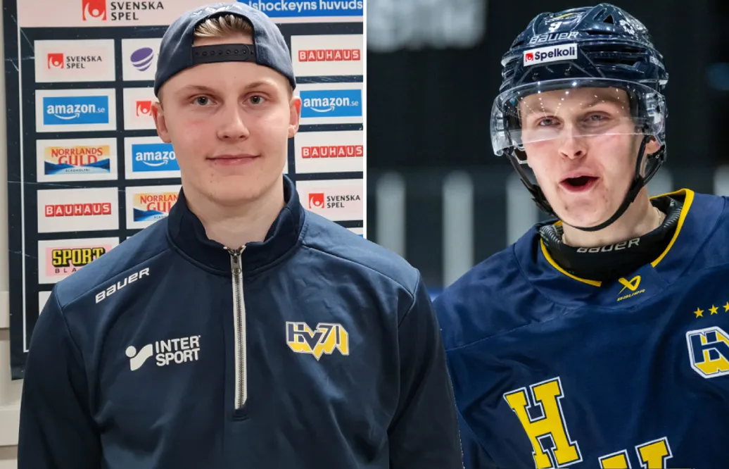 Hugo Pettersson med poäng direkt i SHL-debuten: “Det är obeskrivligt”