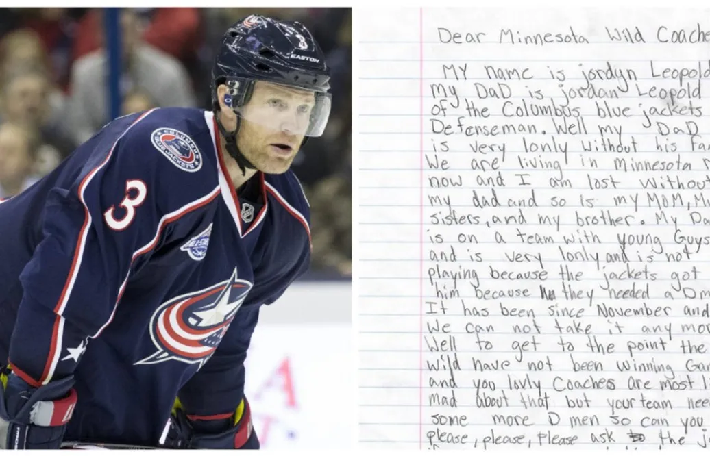 Läs dotterns brev till NHL-klubben – ber dem värva hennes pappa