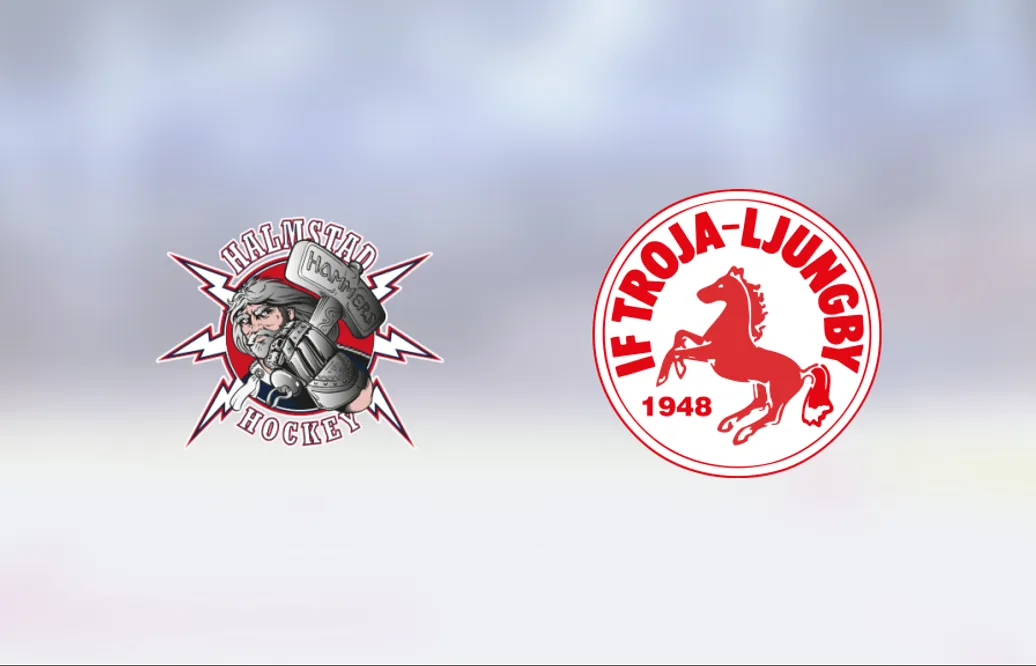 Lucas Angelström tvåmålsskytt för Halmstad HF i segern mot Troja/Ljungby