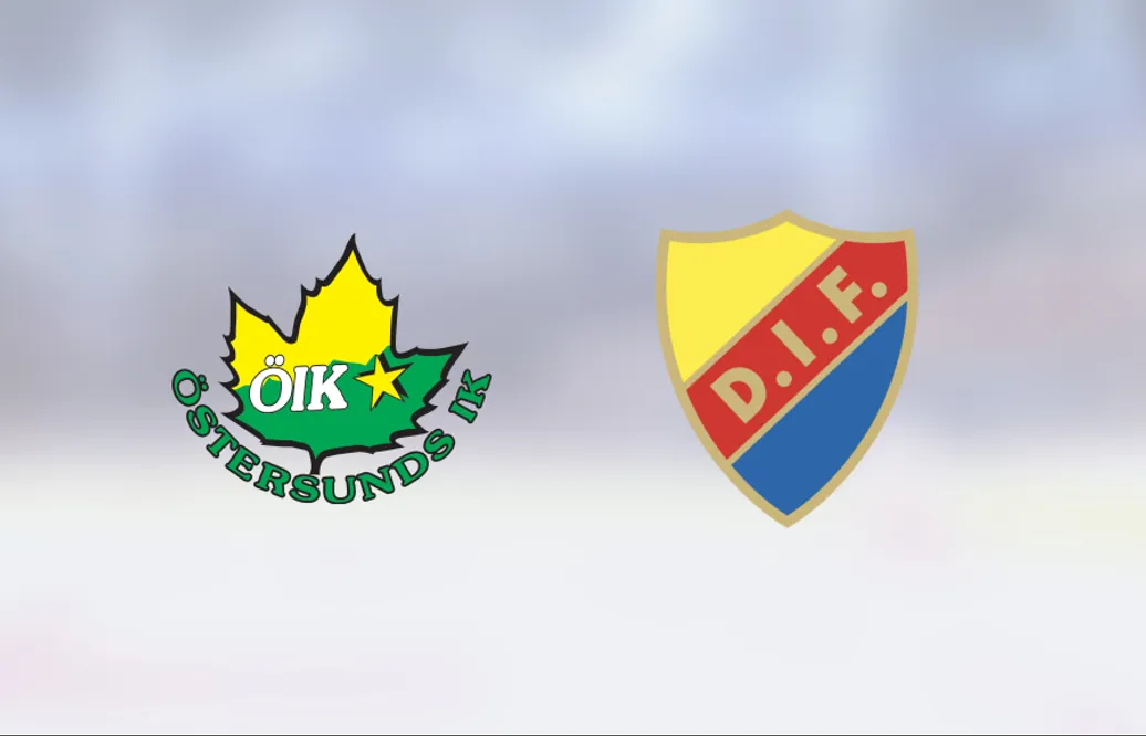 Efterlängtad seger för Östersunds IK – bröt förlustsviten mot Djurgården