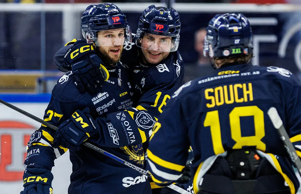 Daniel Norbe blev tvåmålsskytt i Södertäljes vinst. 