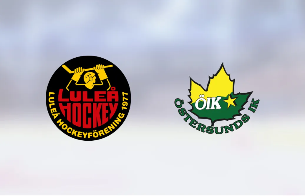 Luleå segrade mot Östersund hemma efter förlängning