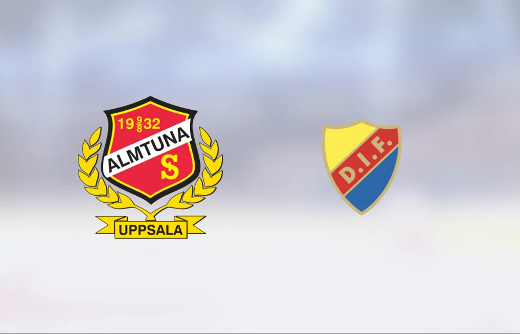 Målfest när Djurgården krossade Almtuna i Upplands Bilforum Arena