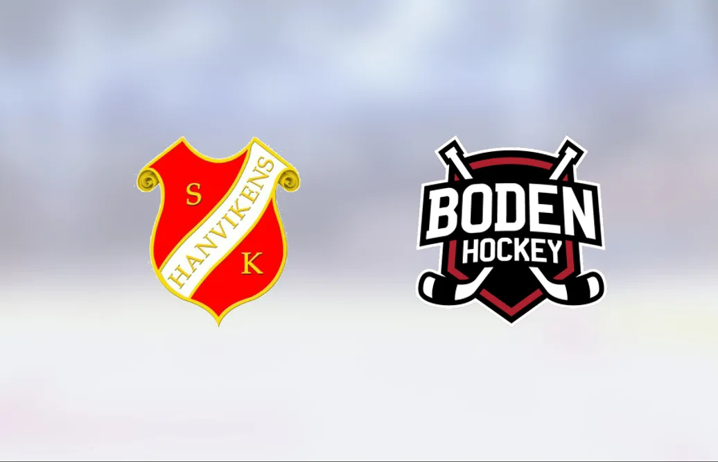 Bodens HF vann efter avgörande i tredje perioden mot Hanviken