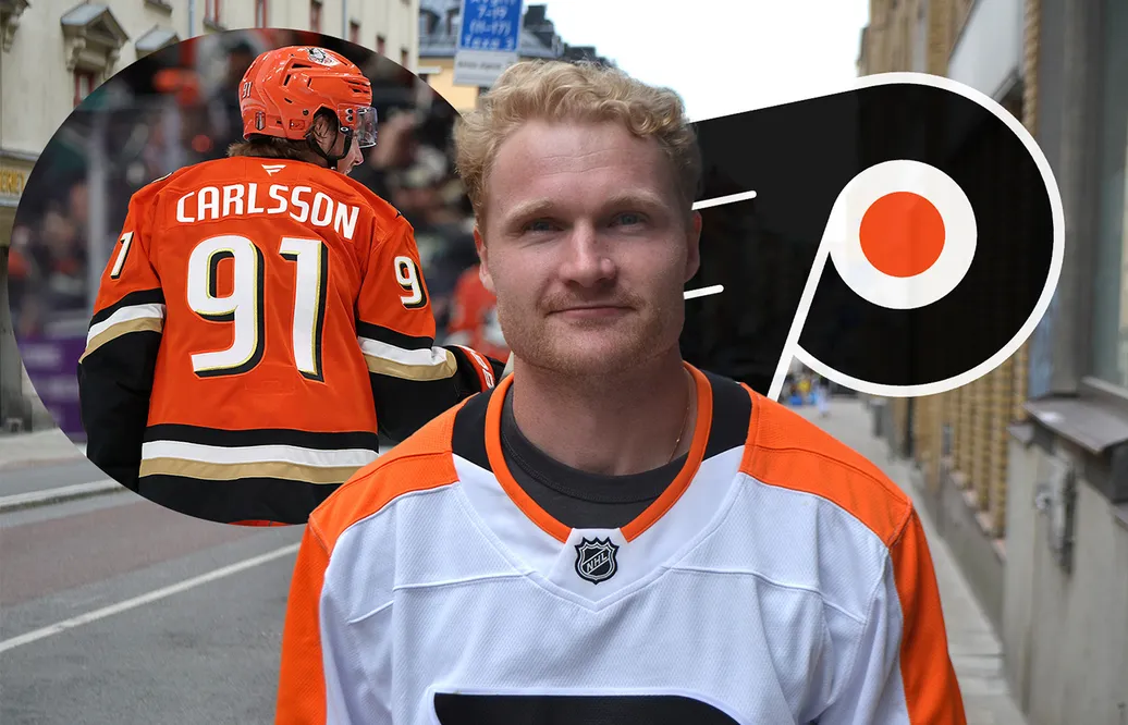 Carl Grundström hoppas att Leo Carlsson kommer till Philadelphia.
Foto: Bildbyrån & Ronnie Rönnkvist.