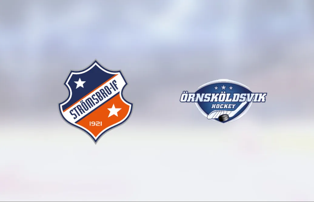 Seger för Strömsbro med 5-3 mot Örnsköldsvik Hockey