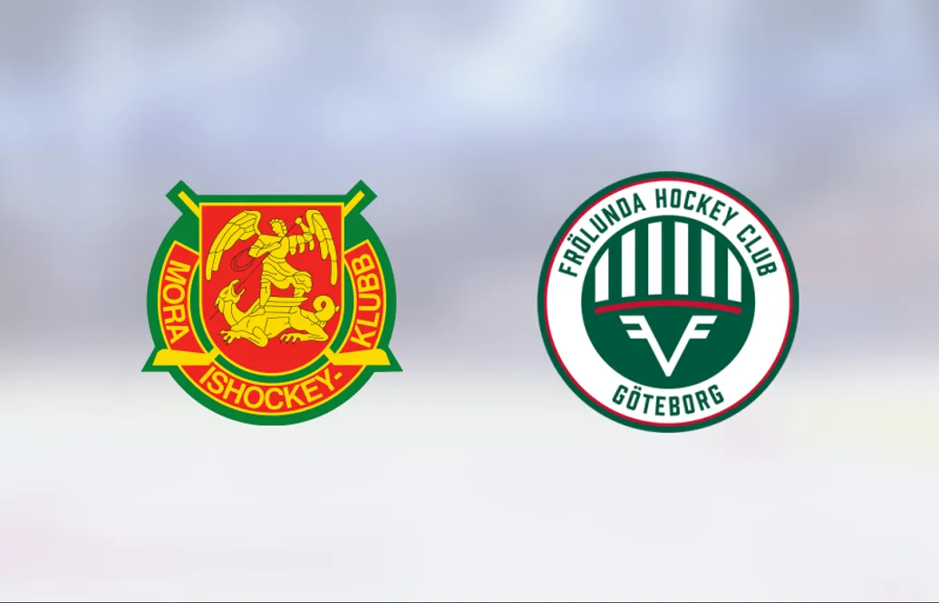 Tre poäng till Frölunda efter avgörande i slutperioden mot Mora