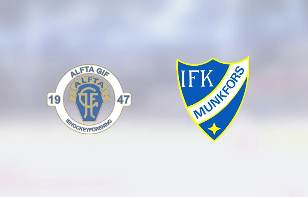 Munkfors tog stark bortaseger mot Alfta i första matchen