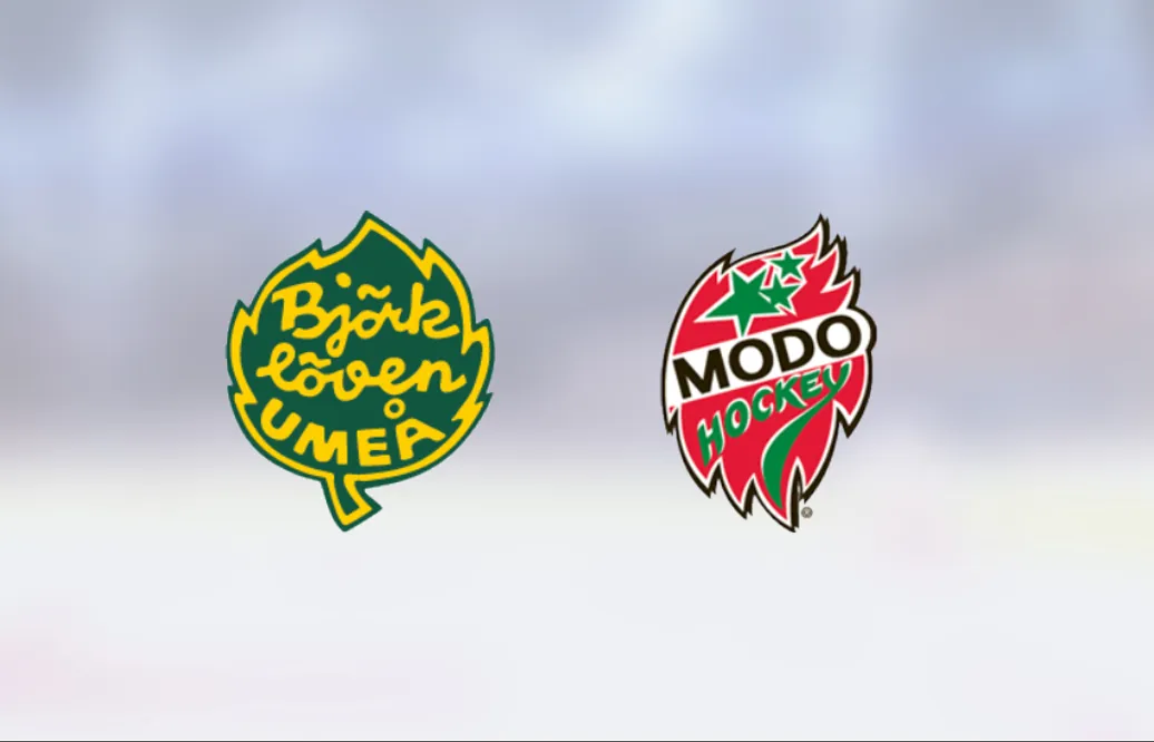 Björklöven vann efter avgörande i tredje perioden mot gästande Modo Hockey J18