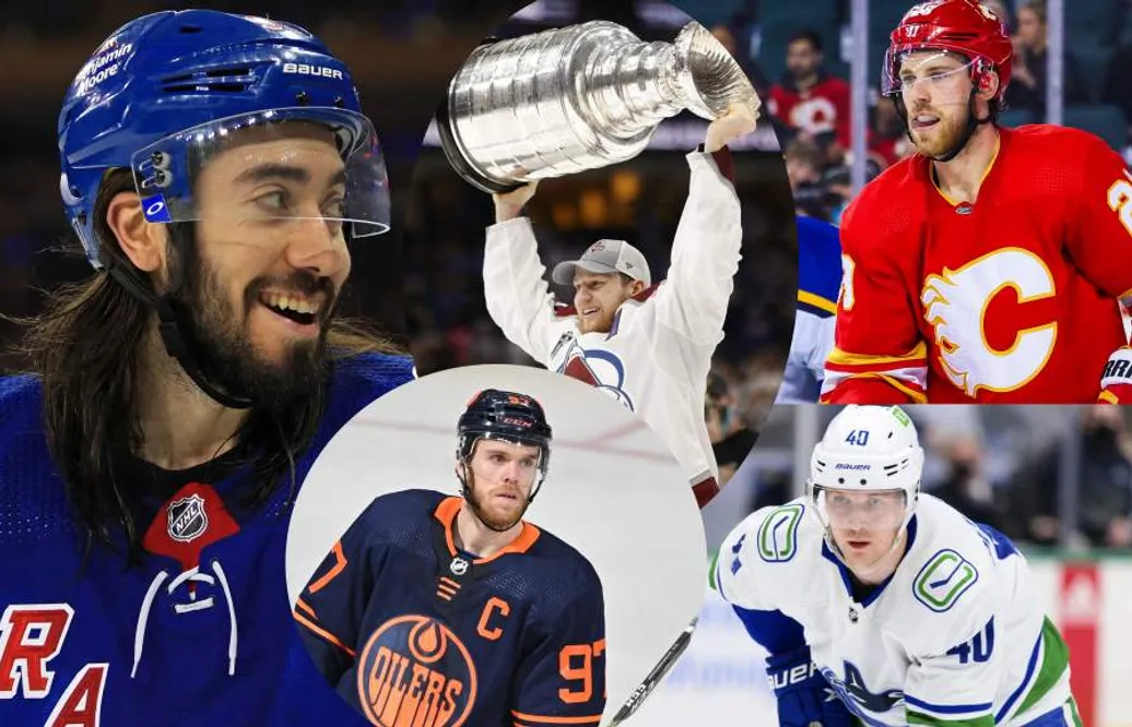 Tre svenskar bland NHL:s topp-20 centrar