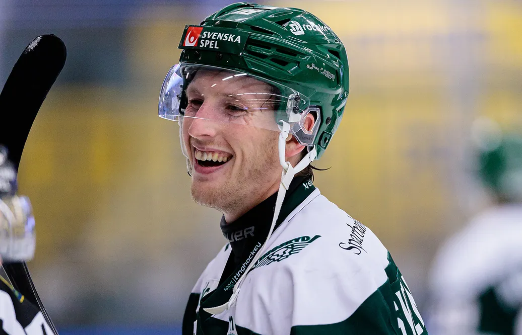 Jacob Svensson stod för tre mål och totalt sex poäng för Hudiksvall i krossen. 